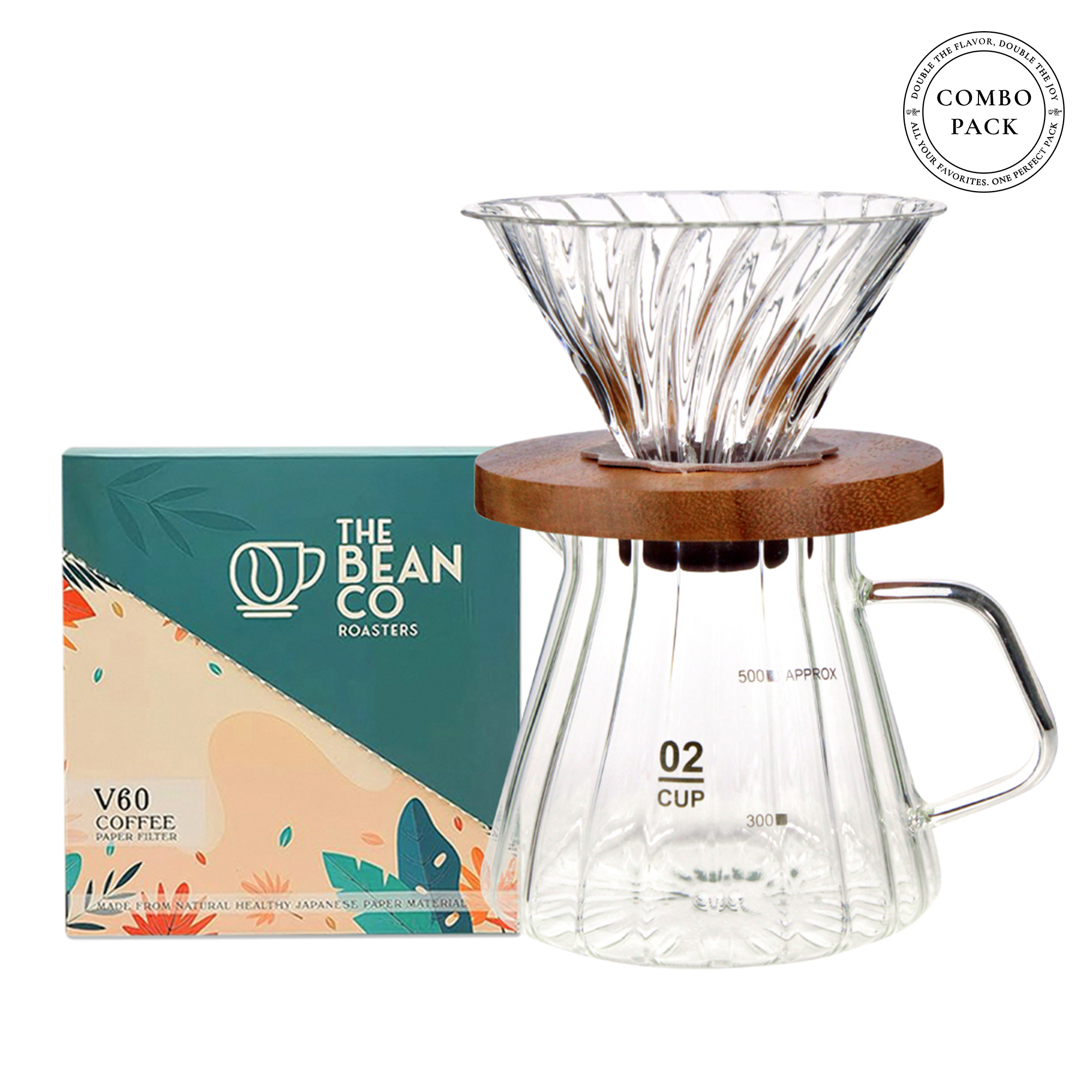 Pour Over Brewer + Filter Paper 01